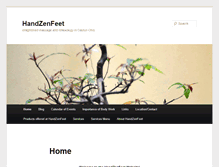 Tablet Screenshot of handzenfeet.com